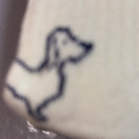 PINK crew socks beige  and  light gray . Two pairs - Picture 3 of 4